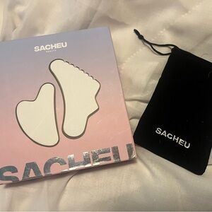 White Gua Sha Tool Set